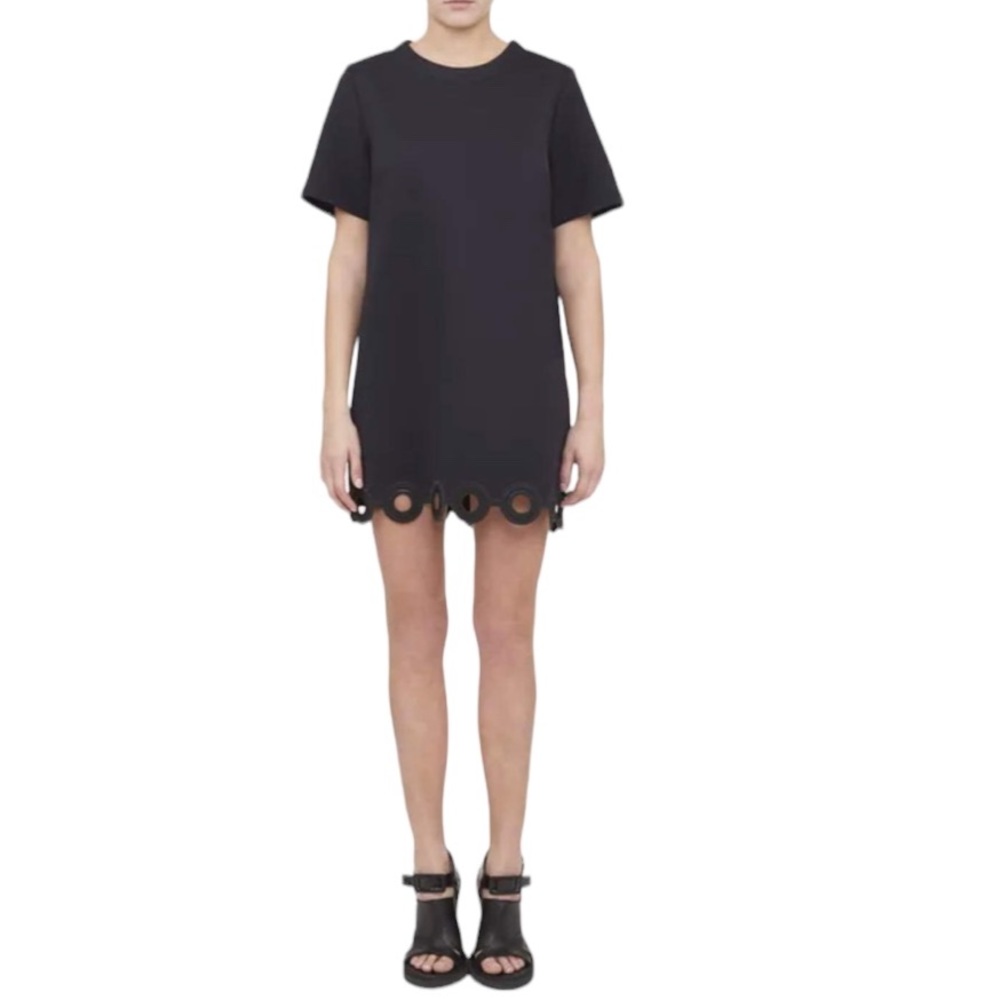 Carven Circle Black Dress